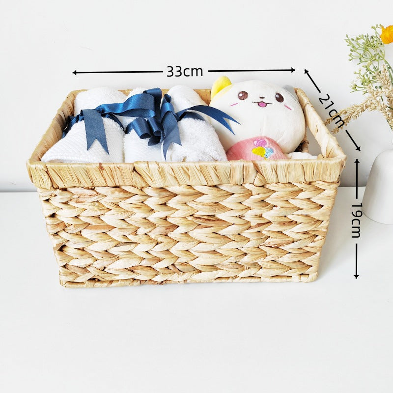Handwoven Natural Fiber Storage Tray Kalsten