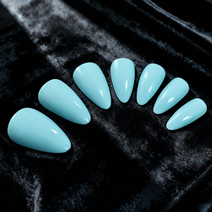 Elegant Glossy Stiletto Nail Enhancements Kalsten