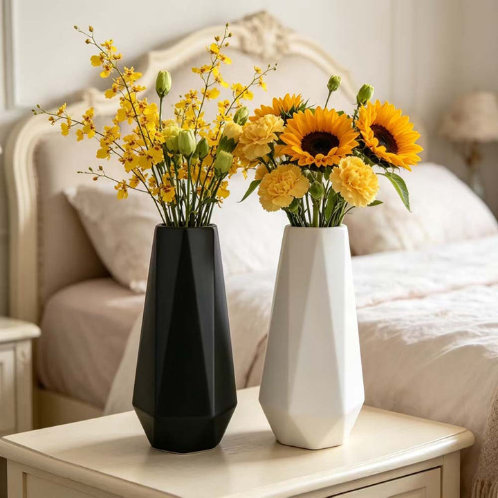 Modern Faceted Decorative Vase Kalsten