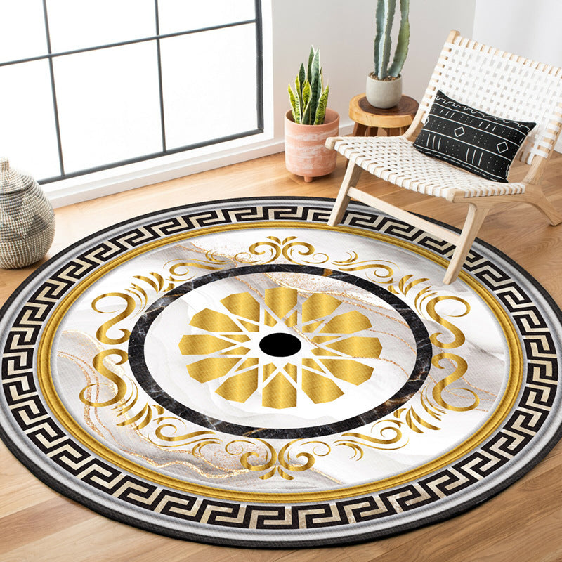 Elegant Round Area Rug Kalsten