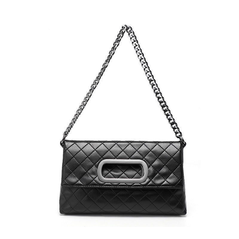 Elegant Quilted Chain Crossbody