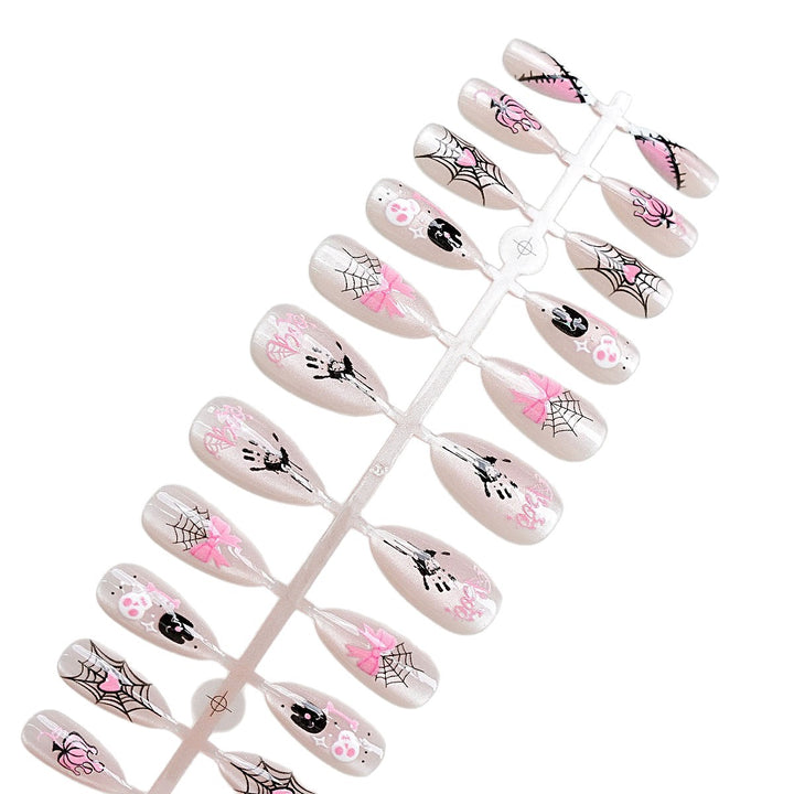 Halloween-Themed Artistic Press-On Nail Set Kalsten