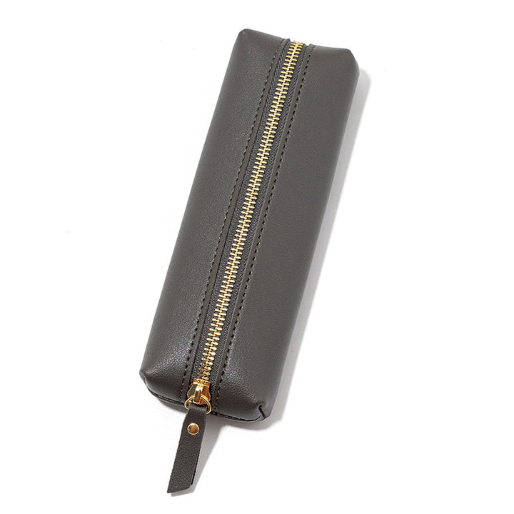 Premium Leather Zippered Pencil Case Kalsten