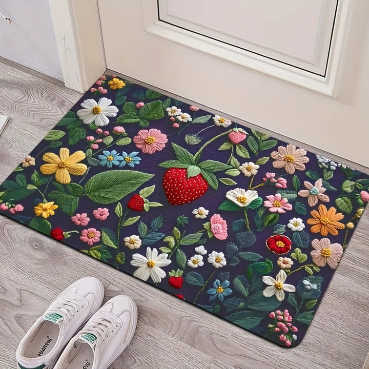 Leaf Design Outdoor Entrance Mat Kalsten
