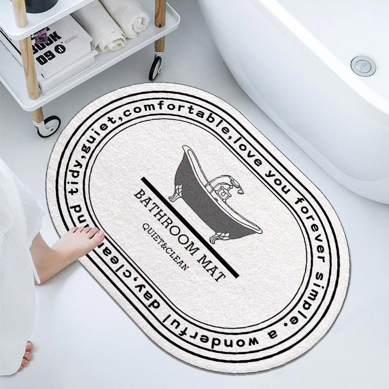 Floral Inspirational Welcome Mat