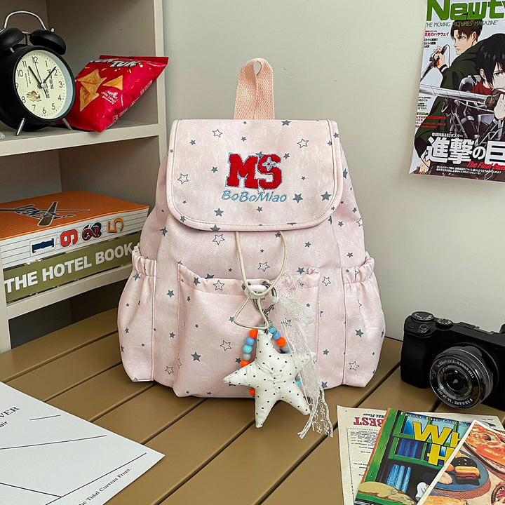 Stylish Star-Embellished Backpack Kalsten 1791205507