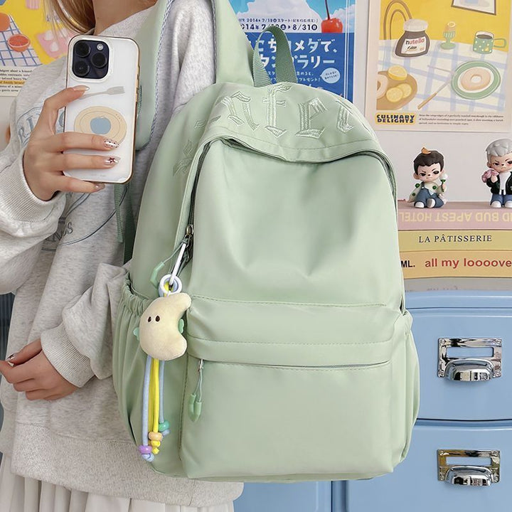 Fashionable backpack with removable charms Kalsten