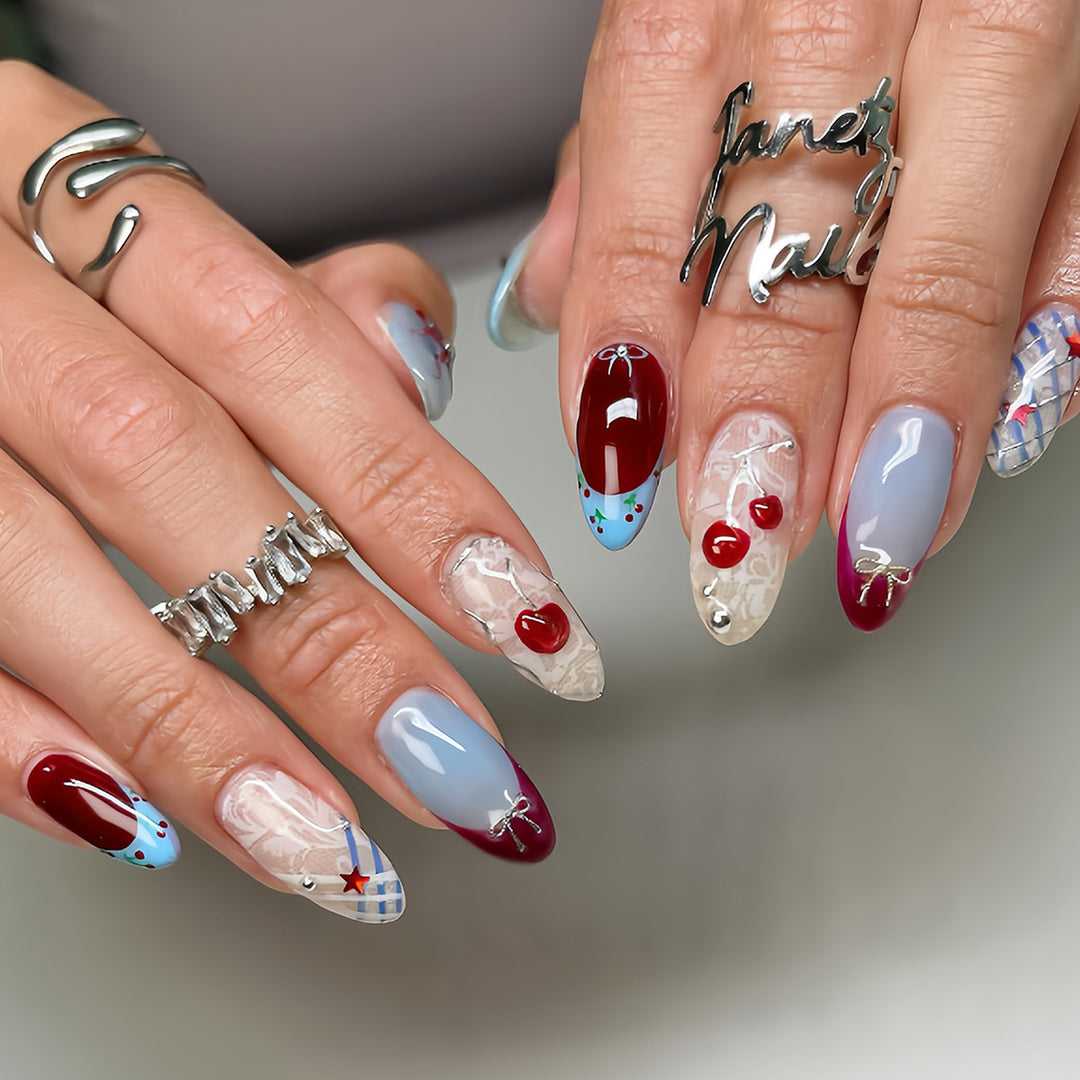 Artful fingernails with creative designs Kalsten