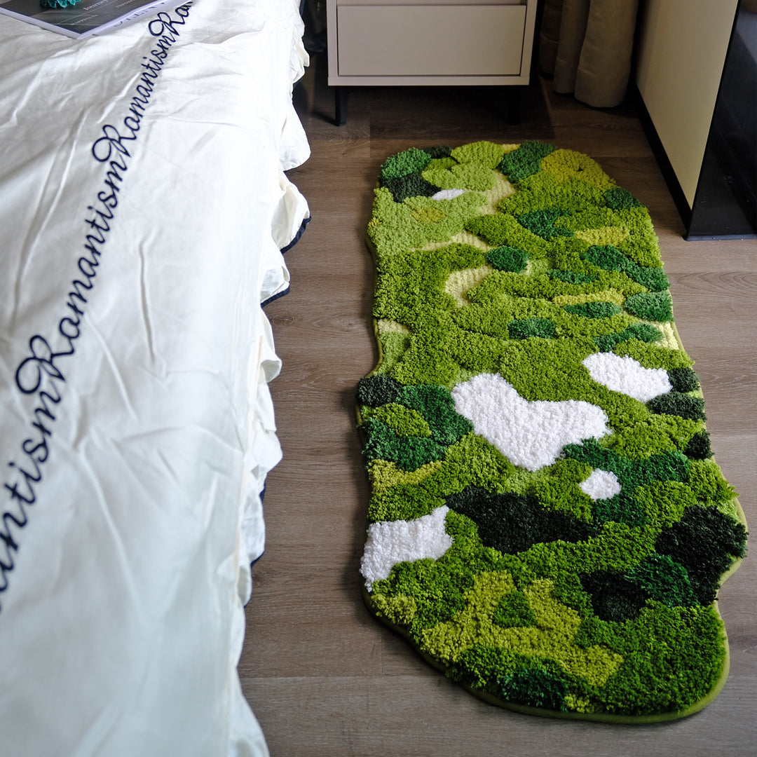 Plush Heart-Shaped Area Rug