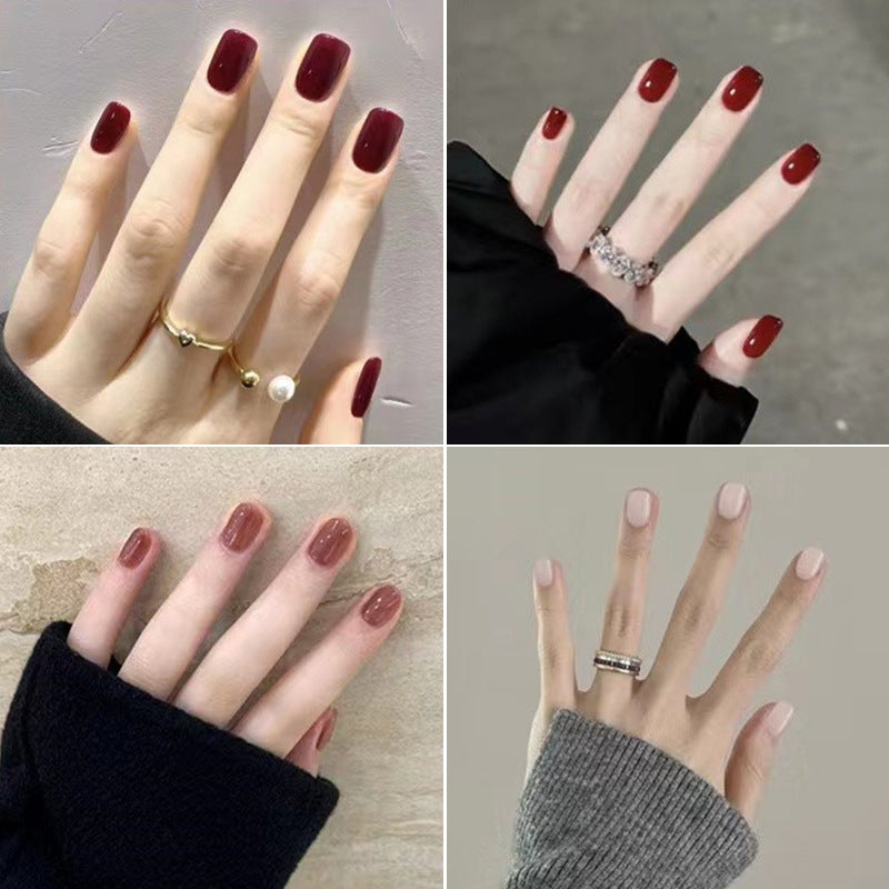 Natural Glossy Press-On Nail Tips