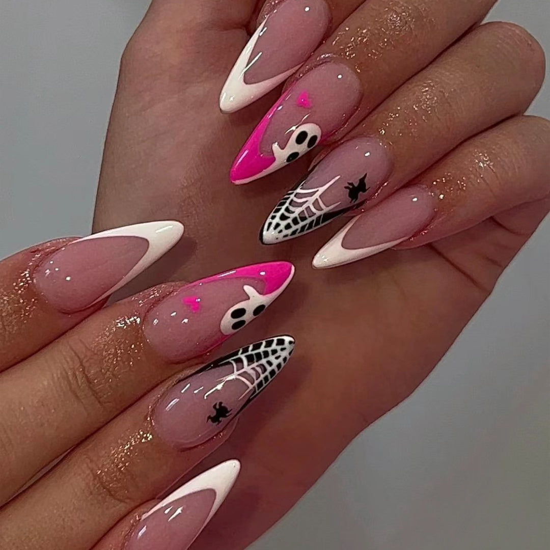 Halloween Nail Art Set with Creative Designs and Sparkling Details Kalsten