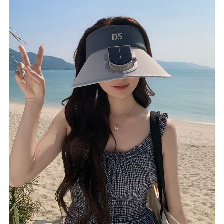 Adjustable sun visor with extra wide brim and breathable headband Kalsten
