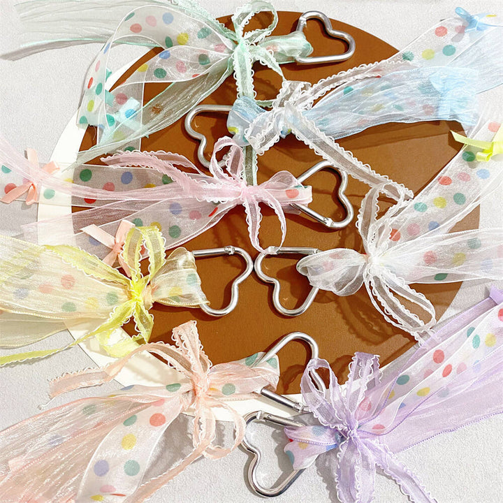 Decorative Heart-Shaped Keychain kalsten