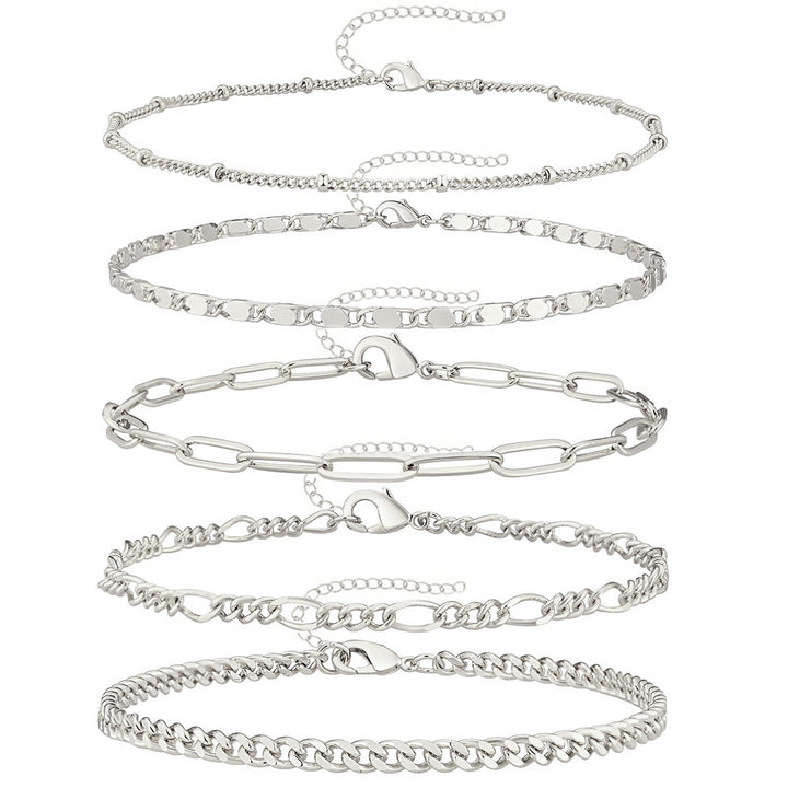 Adjustable Multi-Style Anklet Set Kalsten