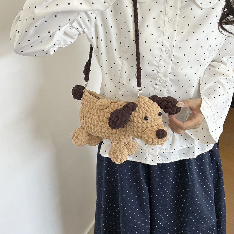 Creative Plush Animal Crossbody Bag