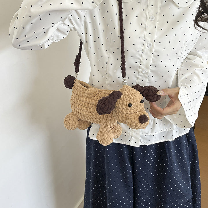 Creative Plush Animal Crossbody Bag