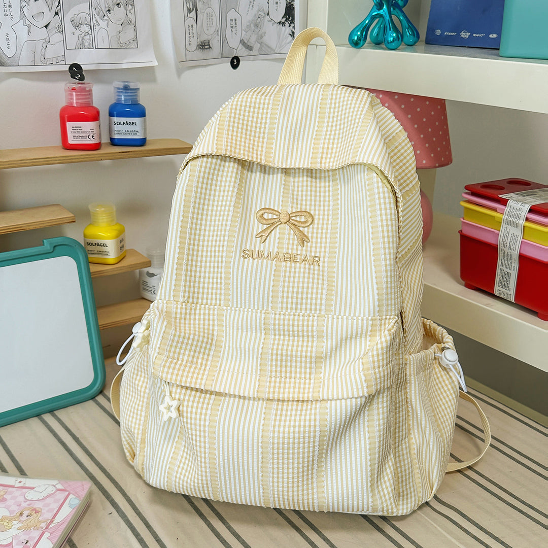 Casual Striped Backpack Kalsten