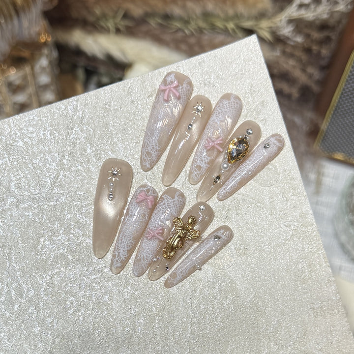 Decorative Press-On Nail Tips Kalsten