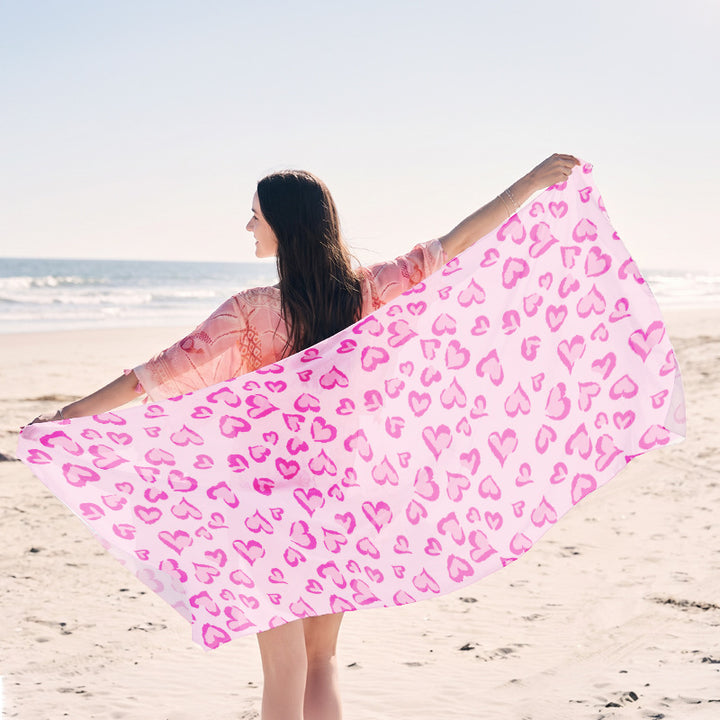 Beach towel with creative jellyfish pattern made of lightweight fabric Kalsten