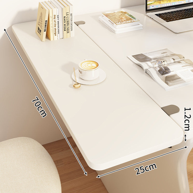 Slim Clamp-On Folding Side Desk Shelf Tray