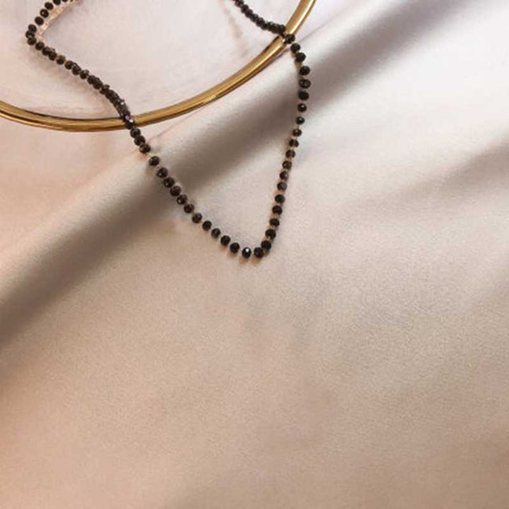 Minimalist Beaded Choker Necklace Kalsten