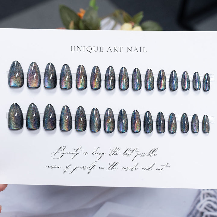 Holographic Press-On Nails