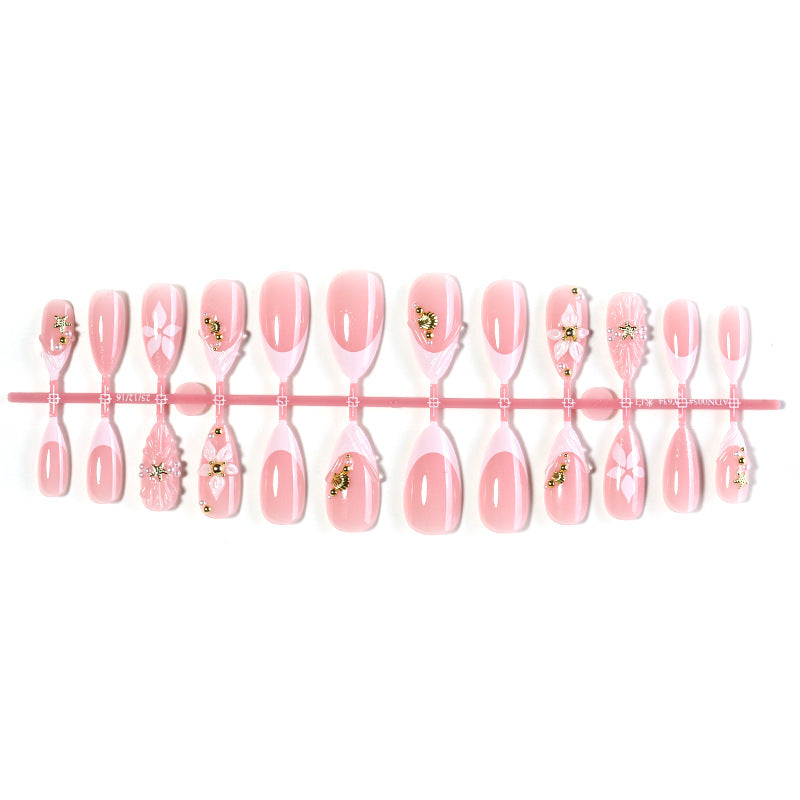 Premium Decorative Press-On Nail Set Kalsten