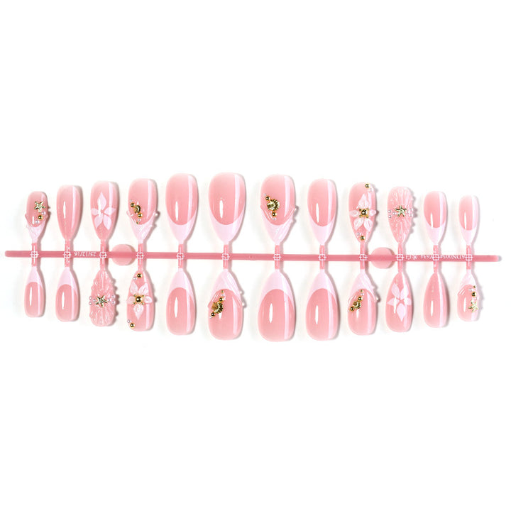 Premium Decorative Press-On Nail Set Kalsten