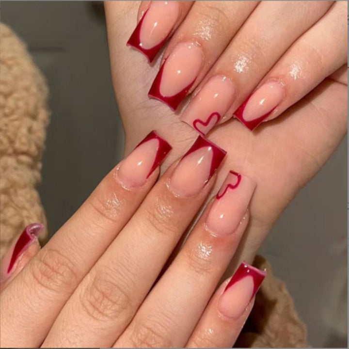 Artistic Heart-Themed Nail Art Enhancements Kalsten