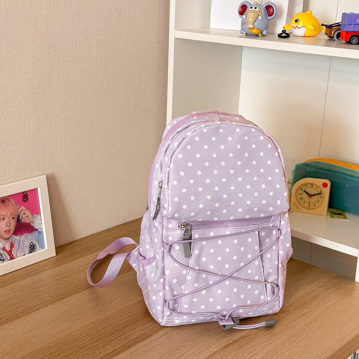 Stylish Polka Dot Backpack Kalsten