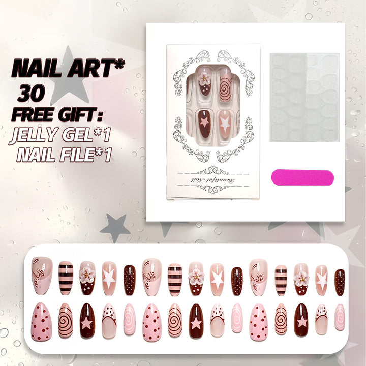 Creative Nail Art Press-On Set