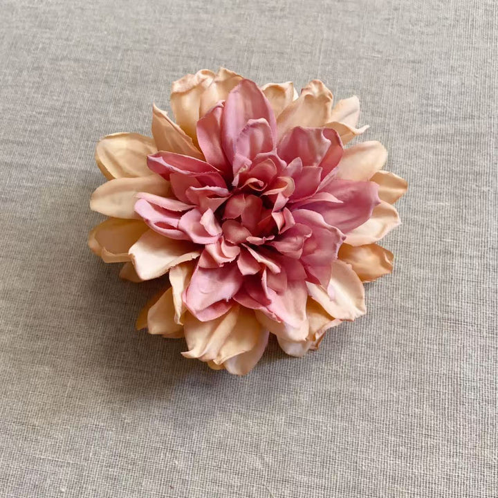 Lifelike Floral Hair Brooch