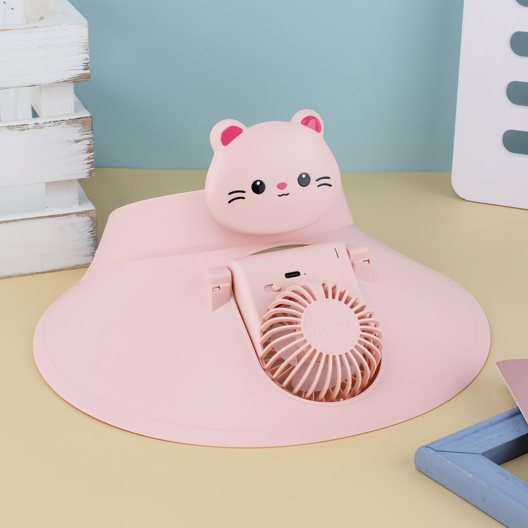 Ladies Portable Humorous Fan with Cute Animal Design Kalsten