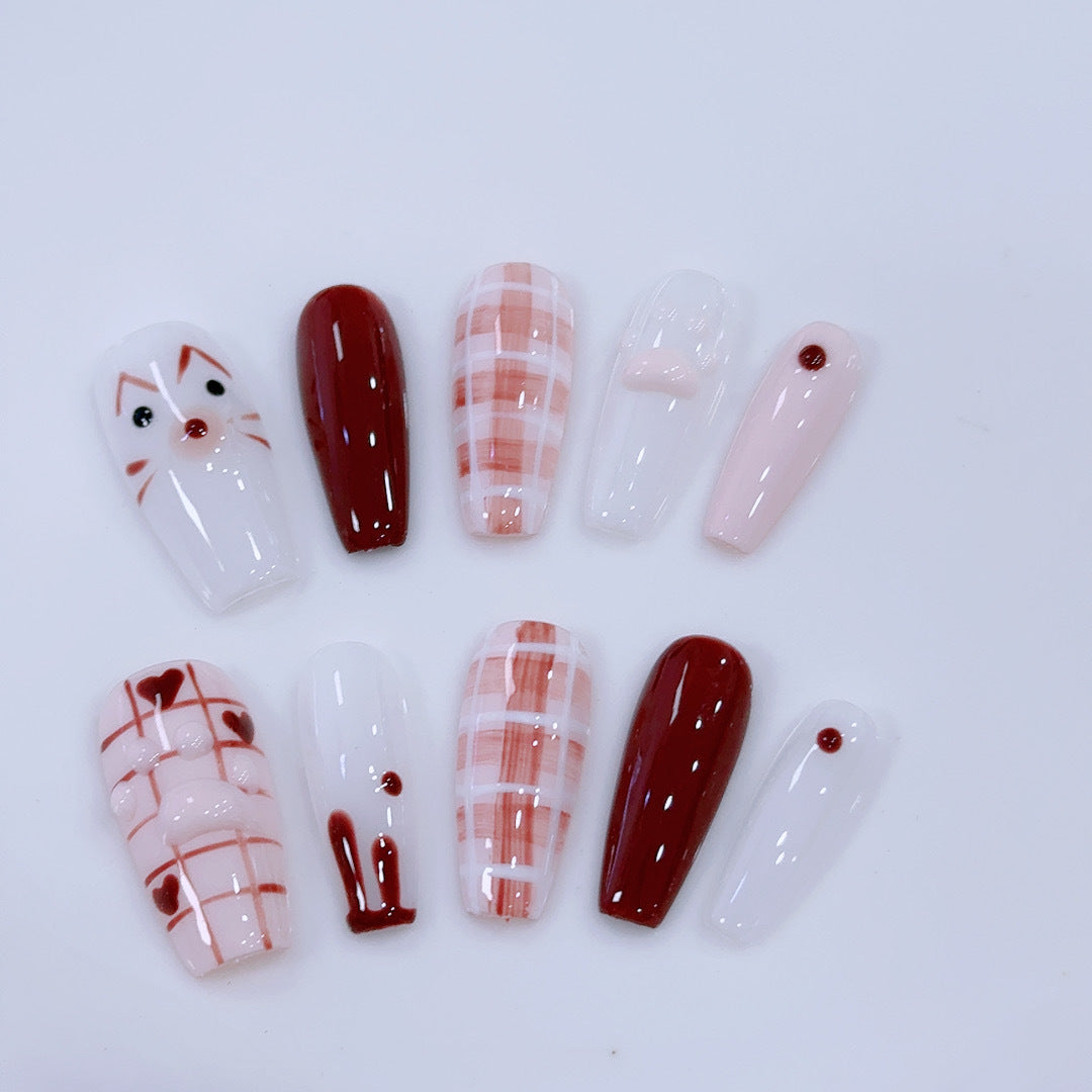 Artistic 3D Nail Art Tips Set
