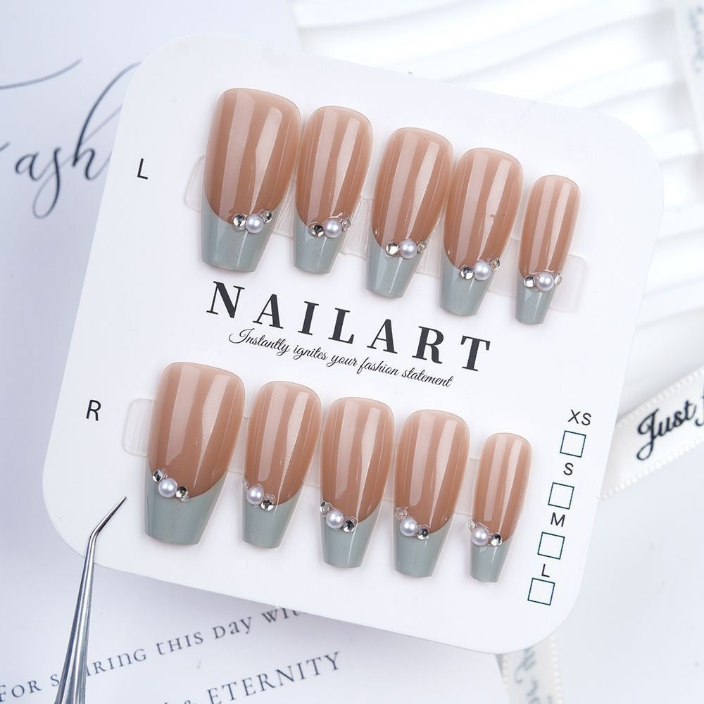 Butterfly-Inspired Stiletto Press-On Nails