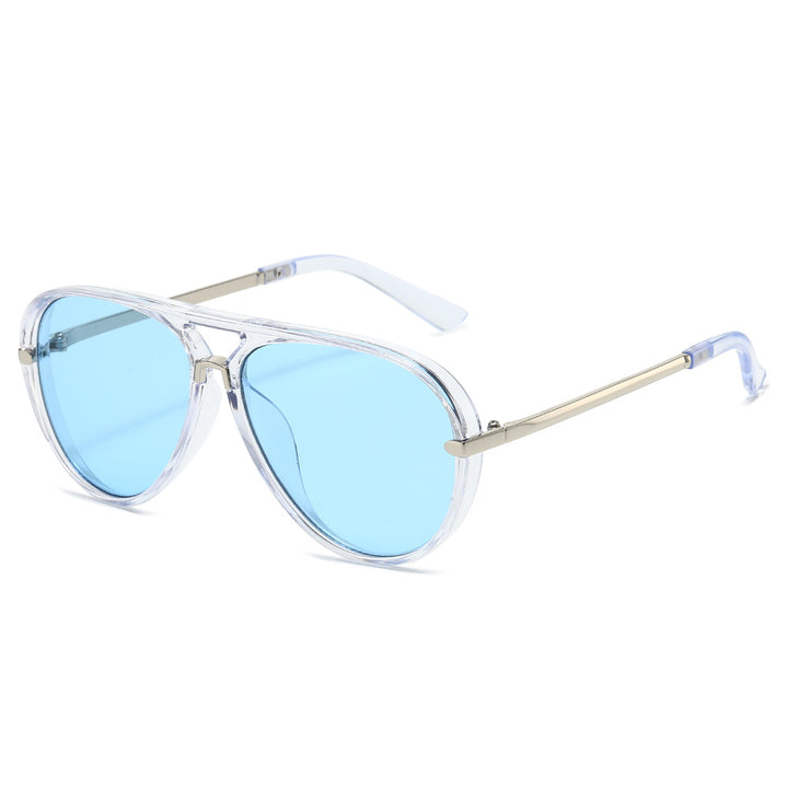 Elegant Aviator Sunglasses with Gold Accents Kalsten