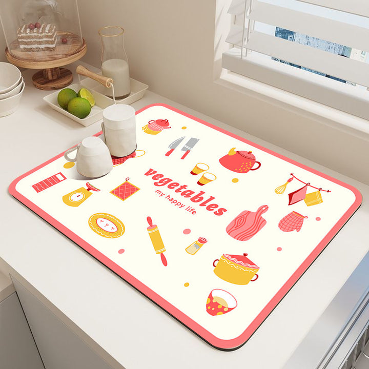 Dessert-Themed Kitchen Mat Kalsten