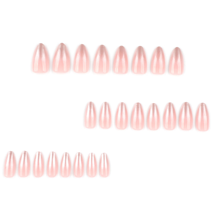 Exquisite Nail Extensions with Elegant Gradient and Glossy Tips Kalsten