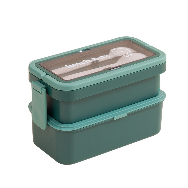 Stackable Multi-Compartment Lunch Box with Airtight Seal