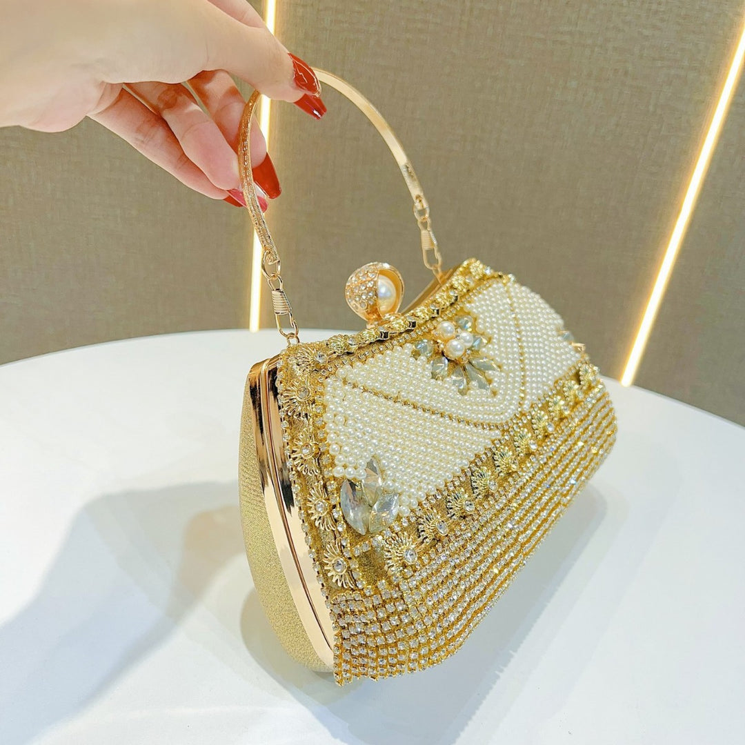 Beaded Evening Shoulder Bag