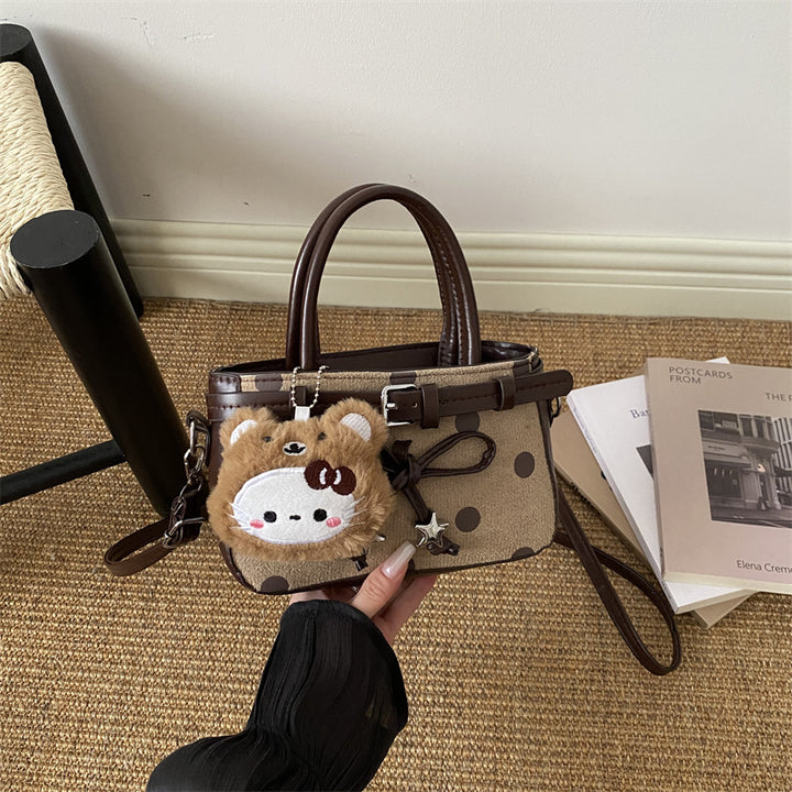 Playful Polka Dot Mini Handbag
