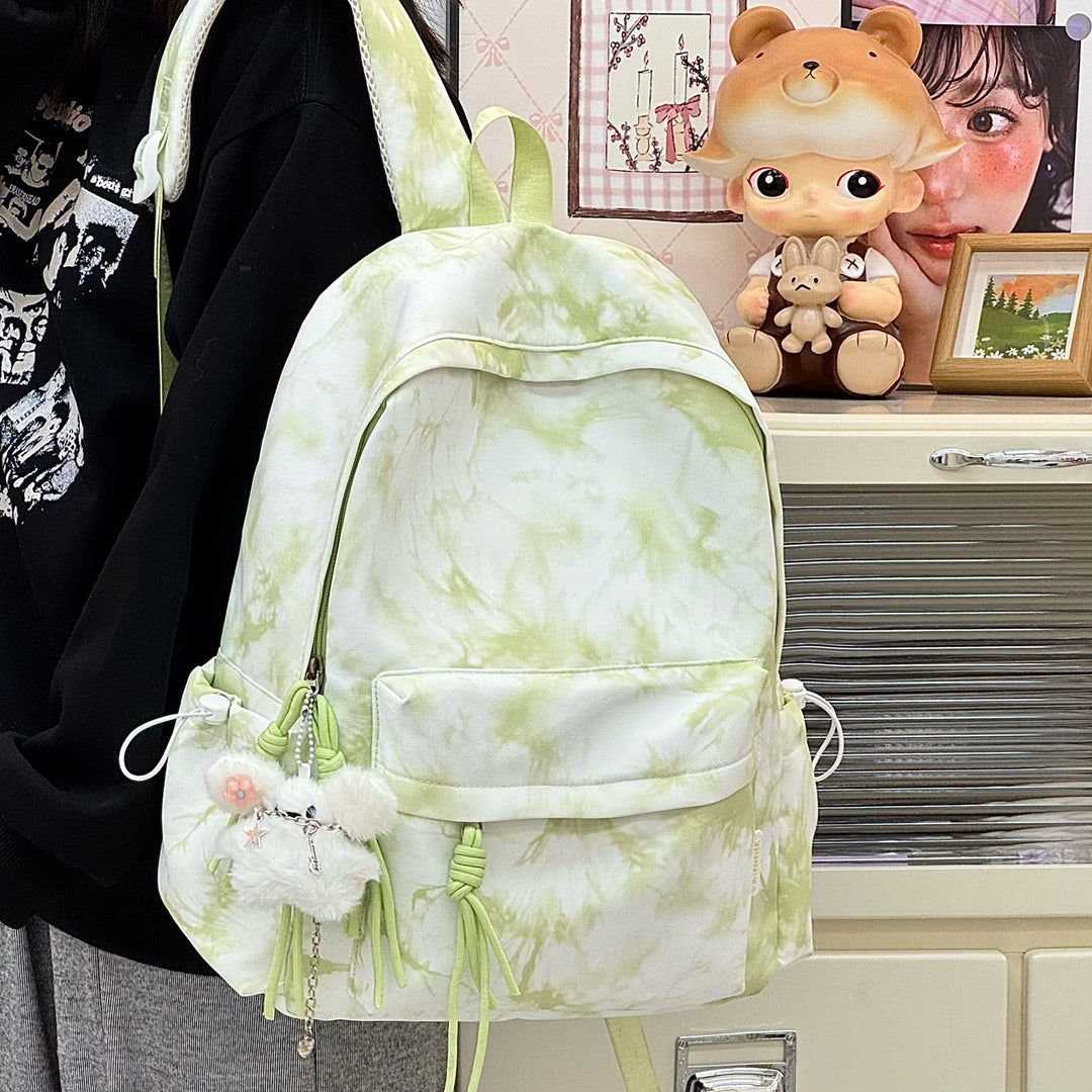 Trendy Tie-Dye Patterned Backpack Kalsten