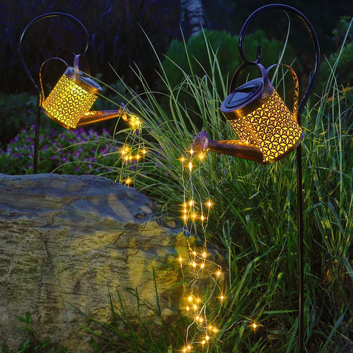 Decorative Solar Watering Can Light Kalsten