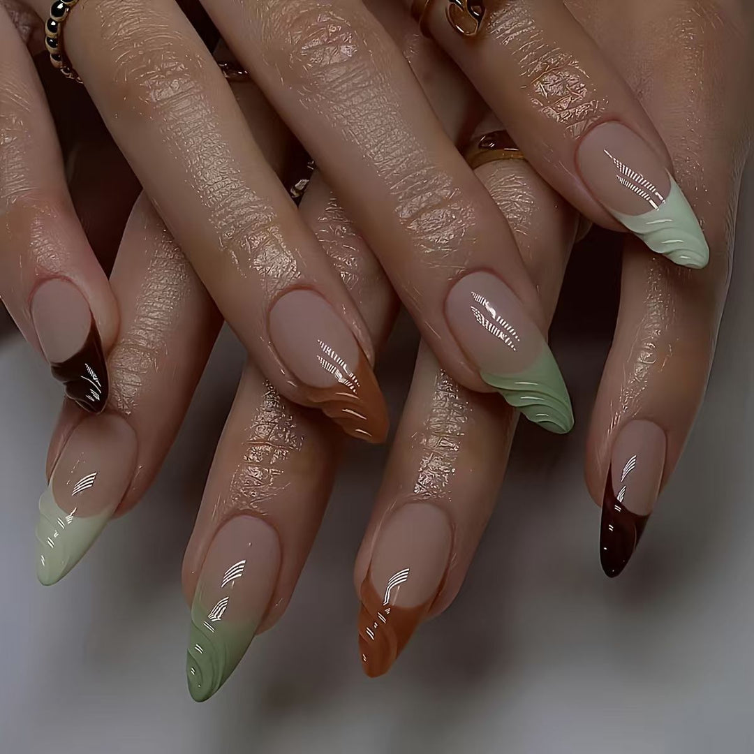 Artistic Gradient Nail Enhancements Kalsten