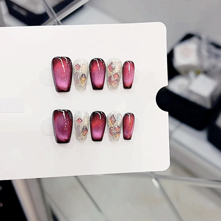 Glamorous Ombre Press-On Nail Set Kalsten