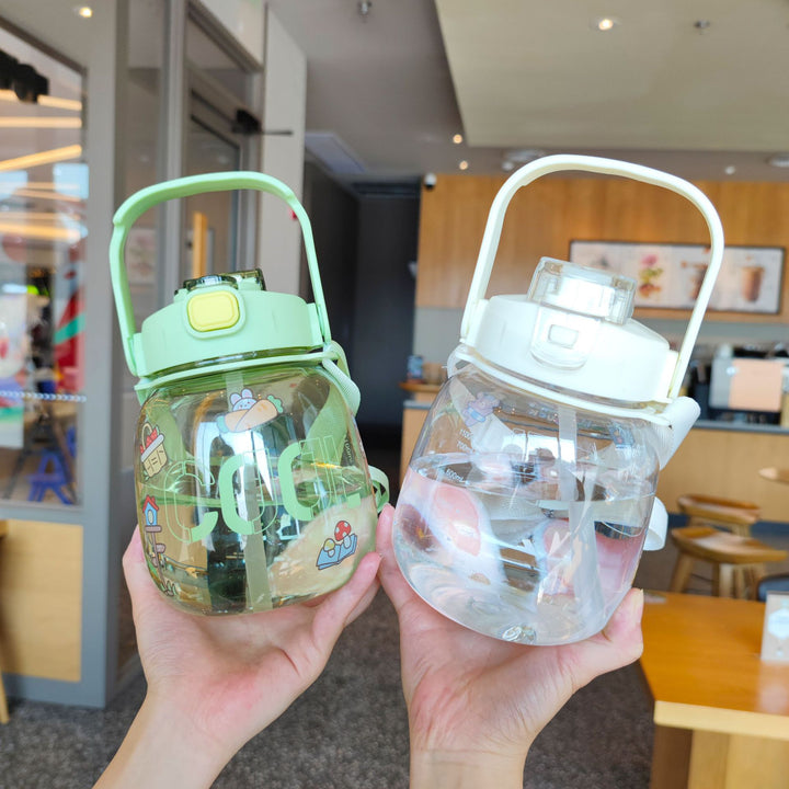 Women colorful and leak-proof water bottle with ergonomic carrying handle Kalsten