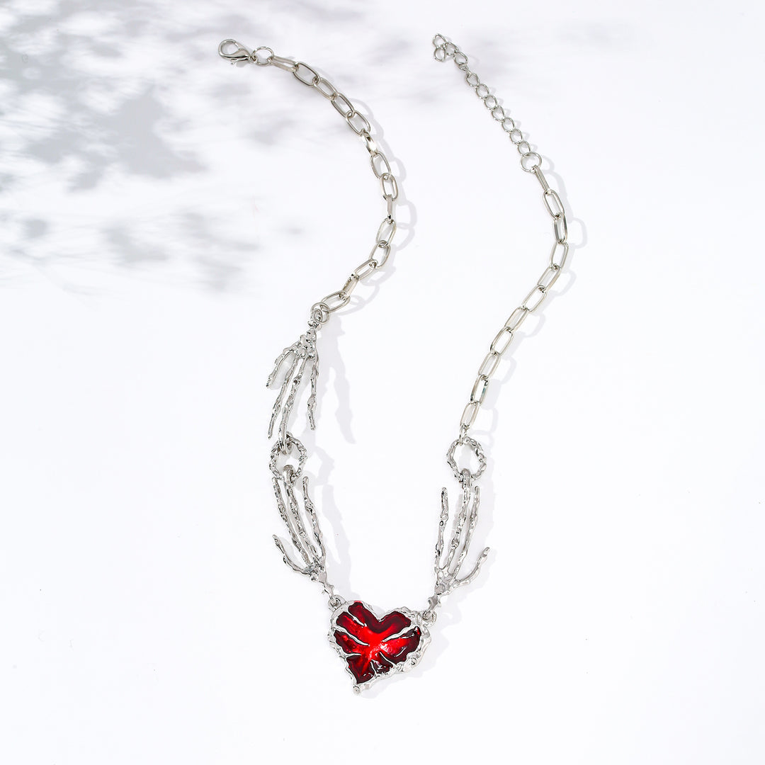 Artistic Heart Pendant Necklace Kalsten