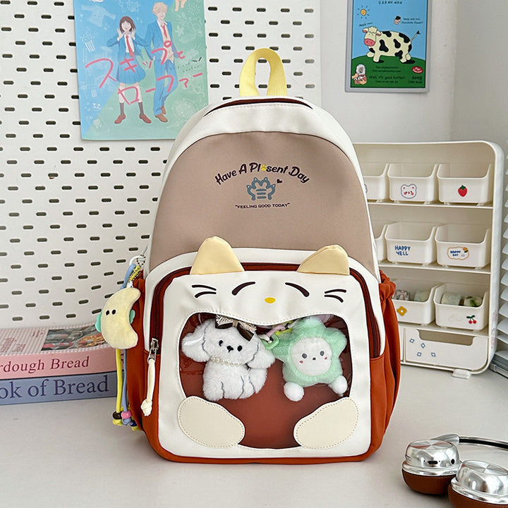 Cute Cat-Themed Backpack Kalsten