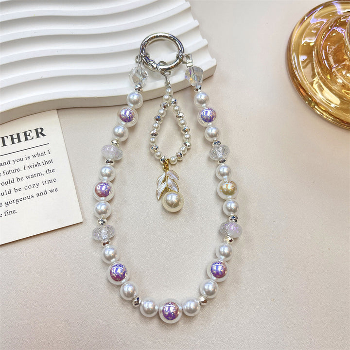 Elegant Pearl Beaded Charm Necklace Kalsten