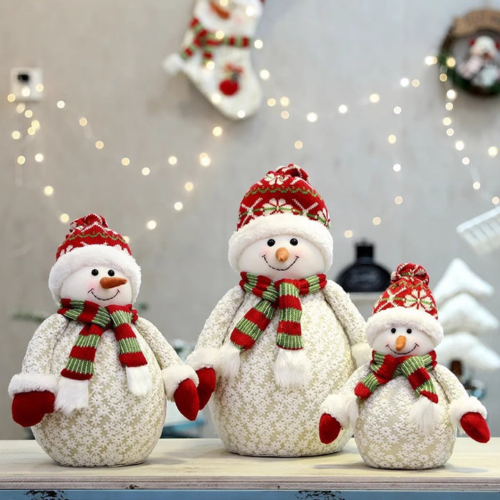 Whimsical Snowman Figurine